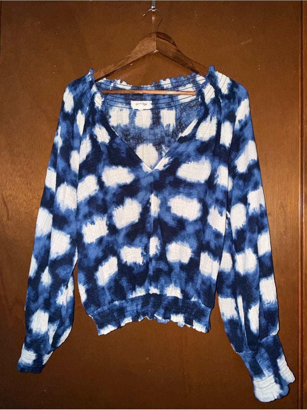 Anthropologie Porridge Ines Peasant Blouse, Women’s Small